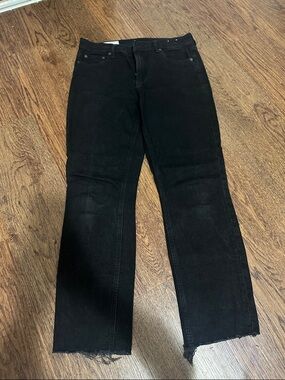 GAP Black Flare Wide Leg Jeans